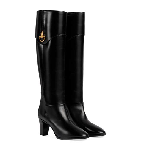 gucci riding boots women|harrods gucci knee high boots.